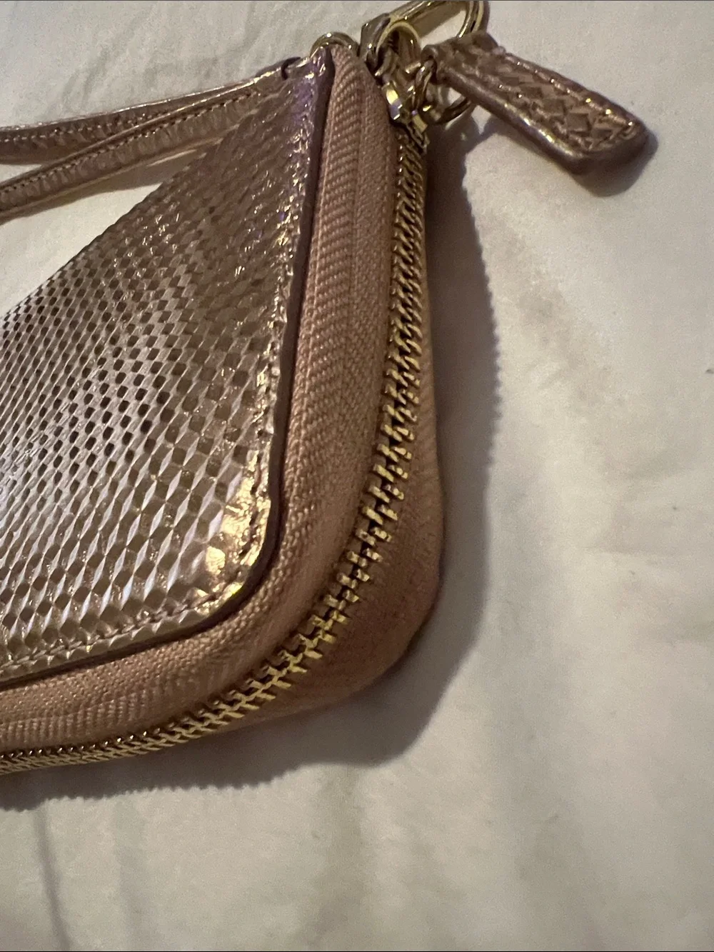 Tory Burch shiny metallic
